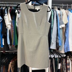 Chic Black and White Mini Dress